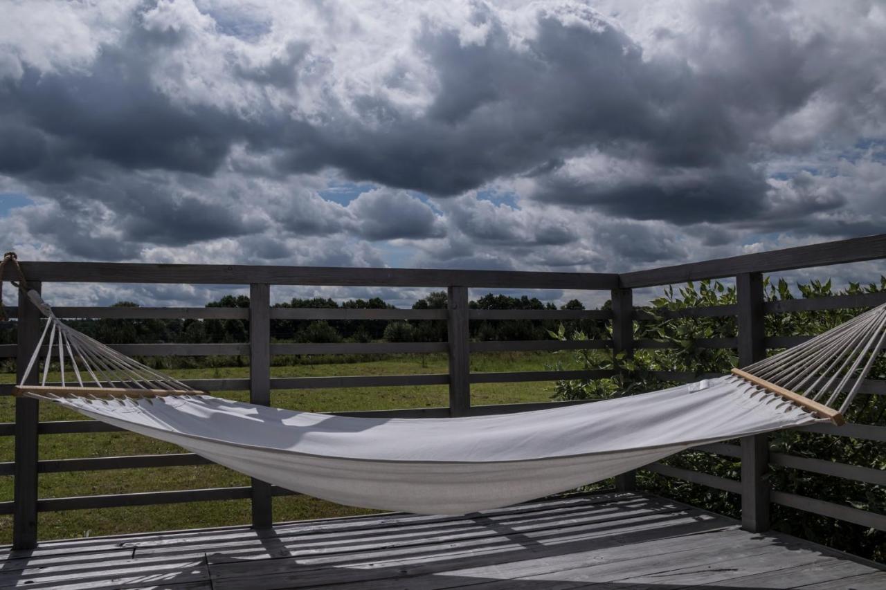 Domek Goscinny Ujście-Darłowskie Esterno foto