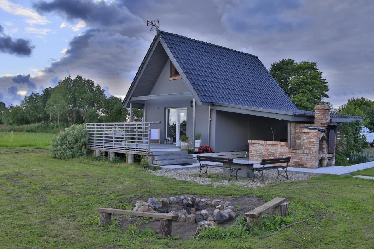 Domek Goscinny Ujście-Darłowskie Esterno foto
